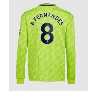 Manchester United Bruno Fernandes #8 Fotballklær Tredjedrakt 2022-23 Langermet